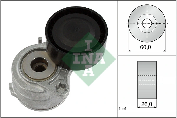 Belt Tensioner, V-ribbed belt